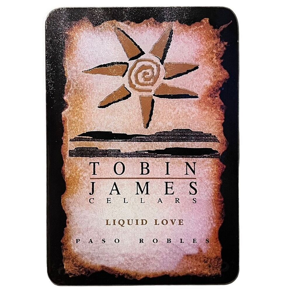 Tobin James Wine Cellars Paso Robles Cutting Board Glass Display Board